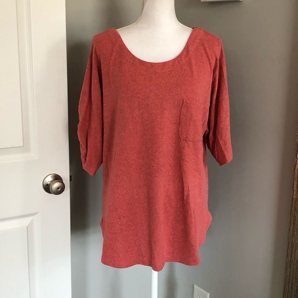 Ya Los Angeles Burnt Orange Sweater w/ Studs